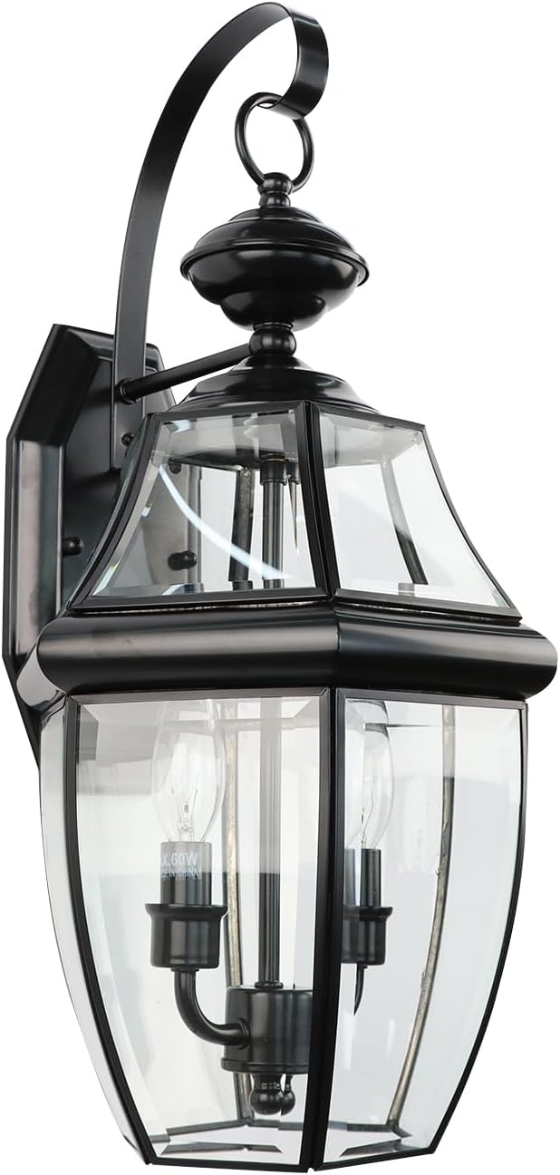 Outdoor Wall Lights Large 20inch Wall Sconce 2 Light Farmhouse Max 40W