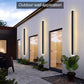 2Pack 39inch Long Outdoor LED Wall Lights,30W Waterproof IP65 Warm White led Wall Light Rectangular Black Wall Light,led Porch Lights Outdoor Wall Elegant Frosted White Acrylic Anti Rust