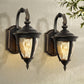 John Timberland Bellagio Rustic Vintage Outdoor Wall Light LED Fixtures Bronze Metal 13 1/2"