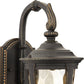 John Timberland Bellagio Rustic Vintage Outdoor Wall Light LED Fixtures Bronze Metal 13 1/2"